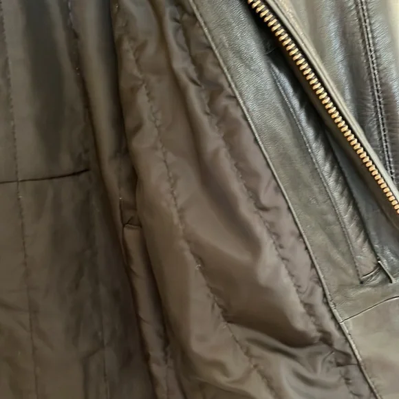 Andrew Marc xxl leather men’s jacket lined pockets outside and inside - Picture 11 of 12